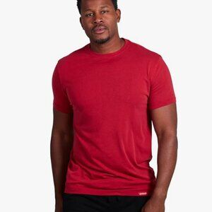 Men's Onno Short Sleeve Bamboo T-Shirt Earth Red
